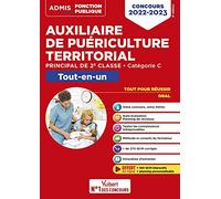 Concours Auxiliaire de puériculture territorial - Catégorie C - Tout-en-un: Concours 2022-2023