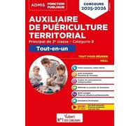 Concours Auxiliaire de puériculture territorial - Catégorie B - Tout-en-un: Concours 2025-2026