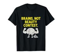 Concours Brains Not Beauty Féministe Girl Power Art T-Shirt