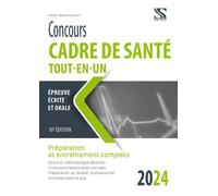 Concours cadre de santé 2024 Tout-en-un Epreuve écrite et orale - Marie-Jeanne Lorson - Setes - broché - Scolaire / Universitaire