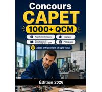Concours CAPET 2026: Enseignement Technologique : QCM, pédagogie, dossier technique, mise en situation et préparation orale