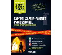 Concours Caporal sapeur-pompier professionnel 2025-2026: Tout-en-un