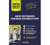 Concours commun Agent des finances publiques, douanes et CCRF - 2026-2027: Catégorie C - Tout-en-un