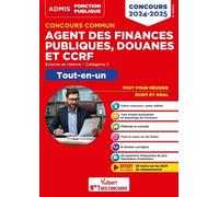 Concours Commun Agent Des Finances Publiques, Douanes Et Ccrf Externe Et Interne, Catégorie C - Tout-En-Un - Edition 2024-2025