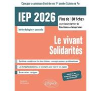 Concours Commun D'entrée En 1re Année D'iep/Sciences Po - Le Vivant / Solidarités