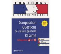 Concours Composition, Questions de culture générale, Résumé: Catégories A et B