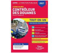 Concours Contrôleur Des Douanes Externe, Catégorie B - Tout-En-Un
