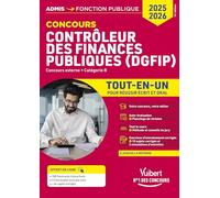 Concours Contrôleur des Finances publiques (DGFIP) - Catégorie B - Tout-en-un: Concours externe 2025-2026 20 tutos offerts