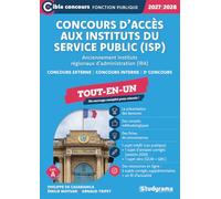 Concours d'accès aux instituts du service public (ISP) - Anciennement instituts régionaux d'administration (IRA) (Catégorie A - Concours 2027-2028): Concours externe - Concours interne - 3e concours