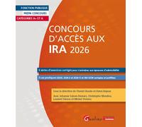 Concours d'accès aux IRA 2027 - Florent Baude - Gualino Eds - broché - Scolaire / Universitaire
