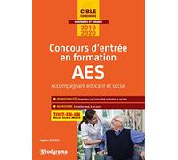 Concours d'entrée en formation aes 2019-2020: Accompagnant éducatif et social