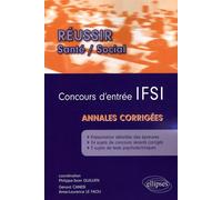 Concours d'entrée IFSI: Annales corrigées