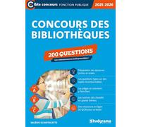 Concours des bibliothèques - 200 questions (Catégories A, B et C - Édition 2025-2026) - Valérie Schietecatte - Studyrama Eds - broché - Scolaire / Universitaire