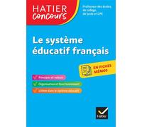 Concours enseignement - Le système éducatif français en fiches mémos - 2025-2026 - Révision