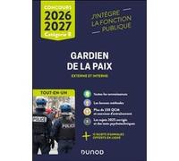 Concours Gardien de la paix 2026 - 2027 Frédéric Rosard (Auteur), Yannick Lévêque (Auteur), Nicolas Grenier (Auteur), Benoît Priet (Auteur), Delphine Belleney (Auteur), Corinne Pelletier (Auteur), Alb