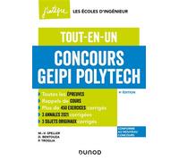 Concours Geipi Polytech Tout-en-un - 4ème édition - Marie-Virginie Speller - Dunod - broché - Scolaire / Universitaire