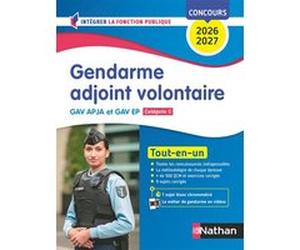 Concours Gendarme adjoint volontaire - Catégorie C 2026/2027 Loïc Valentin (Auteur), Pascal Joly (Auteur), Morad Mekbel (Auteur), Elisabeth Simonin (Auteur)