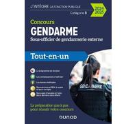 Concours Gendarme - Sous-officier de gendarmerie externe - 2024/2025: Tout-en-un