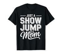 Concours Hippique Maman Saut D Obstacles Équitation T-Shirt