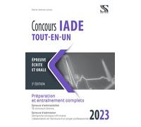 Concours Iade 2023 tout-en-un Epreuve écrite et orale - Marie-Jeanne Lorson - Setes - broché - Scolaire / Universitaire