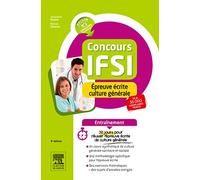 Concours IFSI épreuve écrite, culture générale
