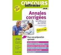 Concours Infirmier 2018 Annales corrigées: Ecrit et Oral - La référence du CEFIEC