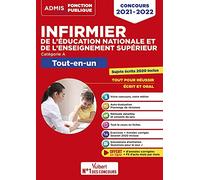 Concours Infirmier de l'Éducation nationale et de l'Enseignement supérieur - Tout-en-un: Concours 2021-2022