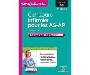 Concours Infirmier pour les AS-AP - Entrée en IFSI - Examen d'admission: Aide-soignant et Auxiliaire de puériculture - Concours 2017