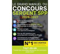 Concours interne de Sergent Sapeur-Pompier Professionnel 2026: Préparation complète - QCM, mises en situation, RAEP et méthodologie