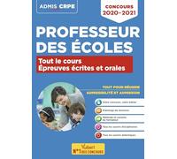 Concours Professeur des écoles - CRPE - Tout le cours des épreuves écrites et orales: Admissibilité et Admission - CRPE 2020-2021