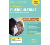 Concours Puéricultrice - Annales corrigées - Sujets 2024 Entraînement intensif - IFPDE - 2025-2026 - Mandi Gueguen - Vuibert - broché - Scolaire / Universitaire