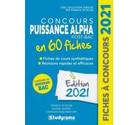 Concours Puissance Alpha Post-Bac 60 Fiches - Méthodes, Savoir-Faire Et Astuces
