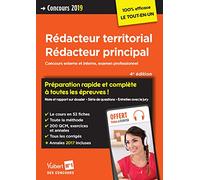 Concours Rédacteur territorial et Rédacteur principal - Catégorie B - Préparation rapide et complète à toutes les épreuves: Concours externe, interne et 3e voie - Concours 2019