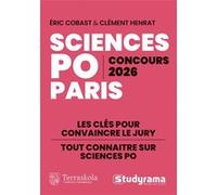 Concours Sciences Po Paris 2026 Eric Cobast (Auteur)