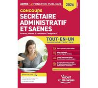Concours Secrétaire administratif et SAENES - Catégorie B - Tout-en-un: Externe et interne - Concours 2026 - Tout le cours en audio