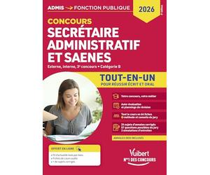 Concours Secrétaire administratif et SAENES - Catégorie B - Tout-en-un: Externe et interne - Concours 2026 - Tout le cours en audio