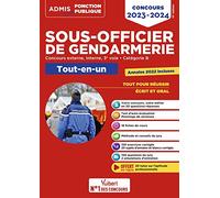 Concours Sous-officier de gendarmerie - Catégorie B - Tout-en-un - 20 tutos offerts: Gendarme externe, interne et 3e voie - Concours 2023-2024