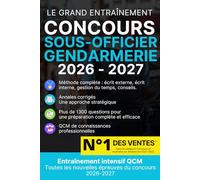 Concours Sous-officier de gendarmerie Externe & Interne - 2025 - 2026: Méthode • Fiches de révision • 1300 QCM • Sujets corrigés • Examens blancs