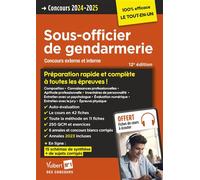Concours Sous-officier de gendarmerie - Préparation rapide et complète à toutes les épreuves - Annales 2023 Gendarme - Catégorie B - Concours externe et interne 2024-2025 - Tout le cours en audio - Th