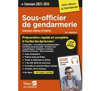 Concours Sous-officier de gendarmerie - Préparation rapide et complète à toutes les épreuves - Annales 2024 Gendarme - Catégorie B - Concours externe et interne 2025 - Tout le cours en audio - Thibaut