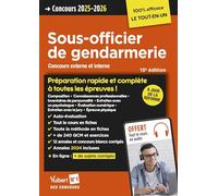 Concours Sous-officier de gendarmerie - Préparation rapide et complète à toutes les épreuves - Annales 2024: Gendarme - Catégorie B - Concours externe et interne 2025 - Tout le cours en audio