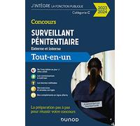 Concours Surveillant pénitentiaire - Tout-en-un - Concours externe et interne 2023-2024