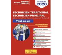 Concours Technicien territorial - Technicien principal - Catégorie B - Tout-en-un: Externe, interne, 3e voie, examens professionnels - Concours 2020
