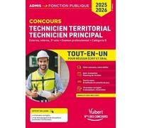 Concours Technicien territorial - Technicien principal - Catégorie B - Tout-en-un: Externe, interne, 3e voie, examens professionnels 2025-2026