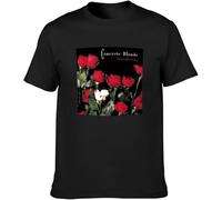 Concrete Blonde Bloodletting Unisex T-Shirt Printed Tee Graphic Top Men Shirt Black Manches Courtes(Large)
