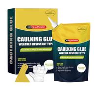 Concrete Crack Repair Sealant, Fast Curing Crack Filler, Waterproof SurfaceGap Sealer, Long Lasting Application for Masonry Tile Driveway Floor Cement Use, 100g with Tools Kit