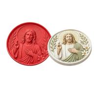 Concrete Molds for Stepping Stones - 11.81 inch Silicone Christian Decor