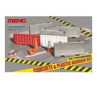 Concrete & Plastic Barrier Set - 1:35e - Meng-model G