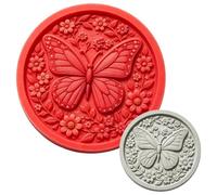 Concrete Stepping Stone Molds,15in Reusable Round Cement Molds for Concrete