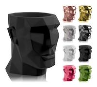 CONCRETTE Apollo Pot de Fleurs en béton Noir Mat Ø 24 cm